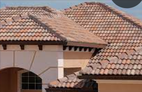 Brown Spanish Clay Tile Roof